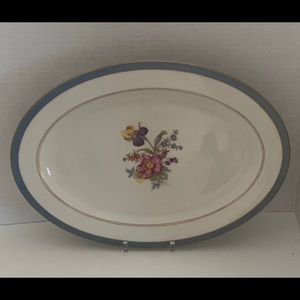 Lamberton ivory oval  serving platter  “Harthorne “
